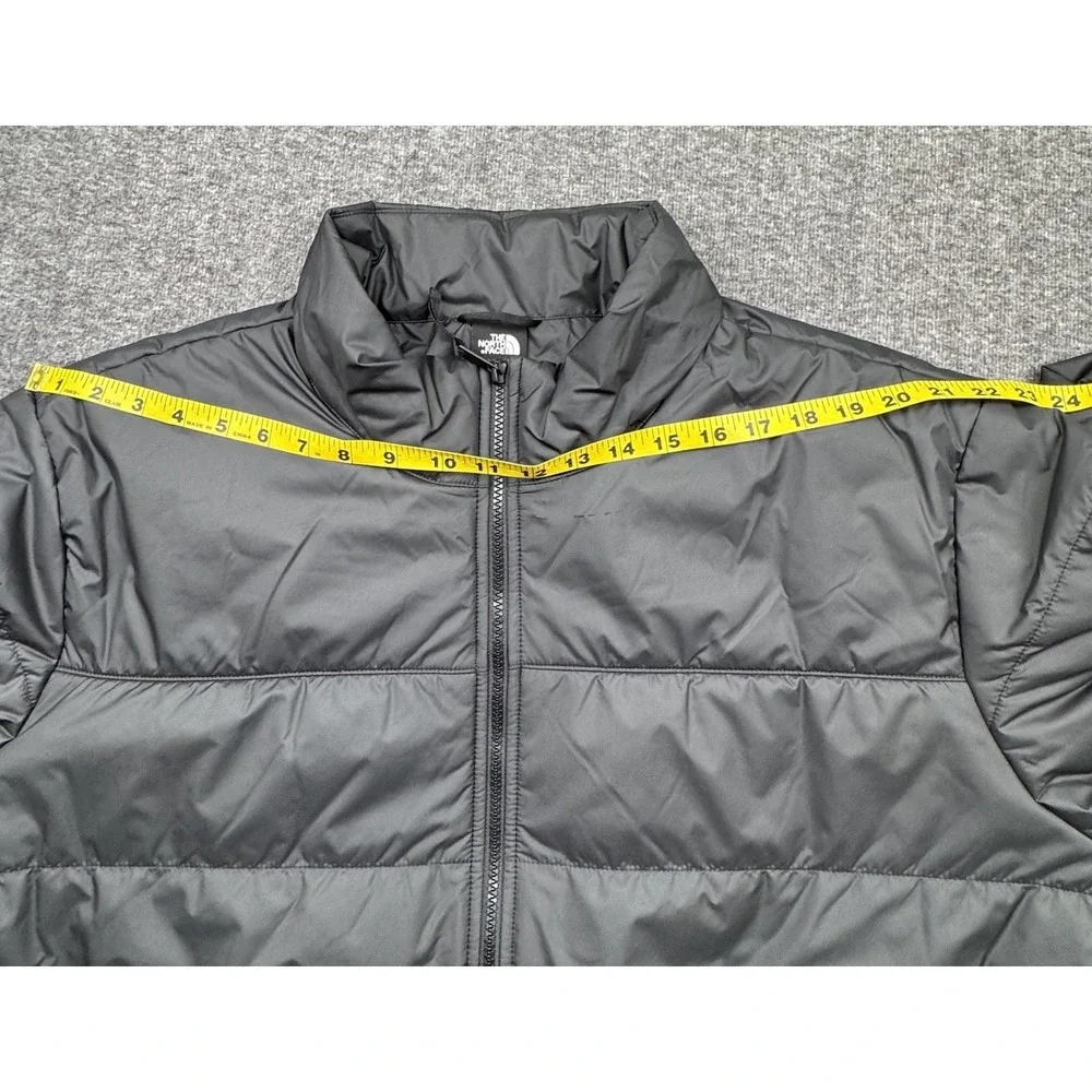North Face Everyday Insulated Puffer Jacket Men's Sz 3XL XXXL Black Quilted FLAW